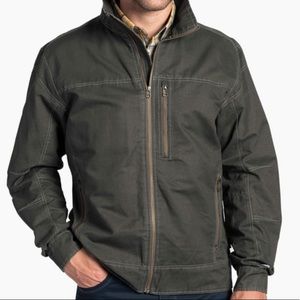 Kuhl Vintage Patina Dye Burr Jacket Work Chore Coat Fleece Lined